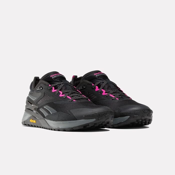 Кросівки Reebok Nano X3 Adventure для жінок (42 EU, Cblack Purgry Laspin)
