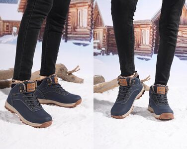 Зимові черевики Arrigo Bello для жінок та чоловіків, утеплені, непромокаючі, антиковзаючі, синього кольору, розмір 36-46