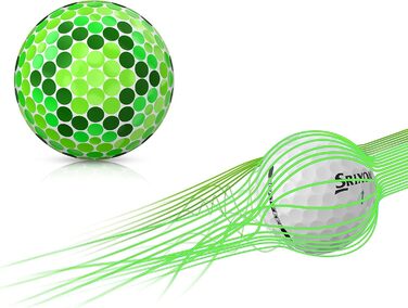 Гольф-м'ячі Srixon Soft Feel 13 та 14 | М'які, довговічні, стабільний політ, контрольований спін | Преміум-якість, відчуття та контроль на гріні | Жовто-білі, білі