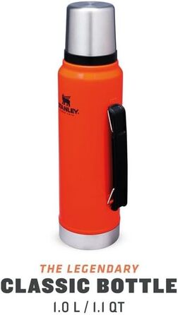 Термос Stanley Classic Legendary, нержавійка, 1 л, тримає тепло/холод 15-48 годин, BPA-free, для напоїв, для подорожей, можна мити в посудомийці