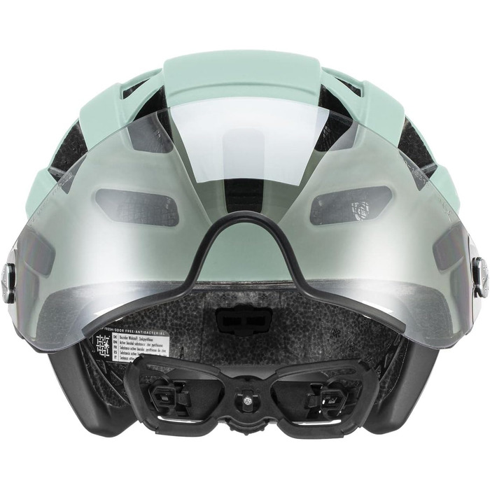 Велошолом uvex Finale Visor з візором та LED-світлом для міста, унісекс