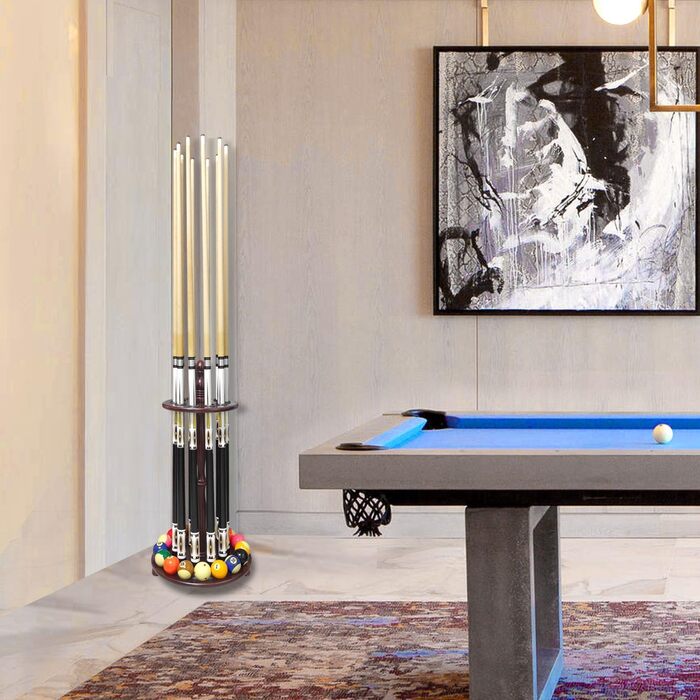 Тримач для бильярдних київ на 10 київ, підлого типу, бордовий