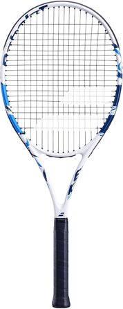 Тенісна ракетка Babolat Evoke Team 270 г, біло-синя, розмір ручки 1, струнована