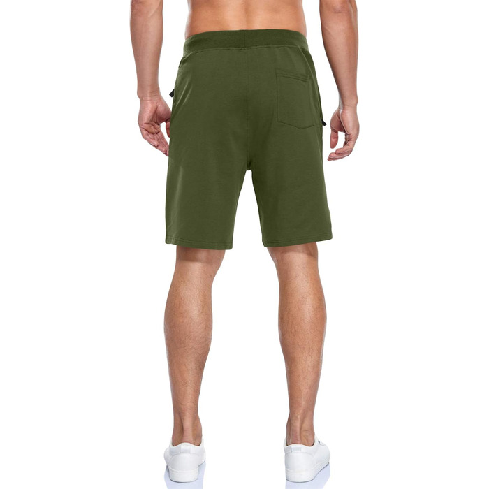 Шорти чоловічі спортивні Baumwolle (2 шт.) чорний/світло-сірий (S, хакі)