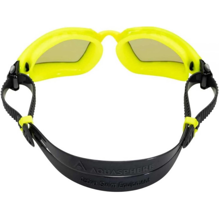 Окуляри для плавання Aquasphere Kayenne Pro Titanium Mirror, дзеркальні, неон-жовті, універсальний розмір