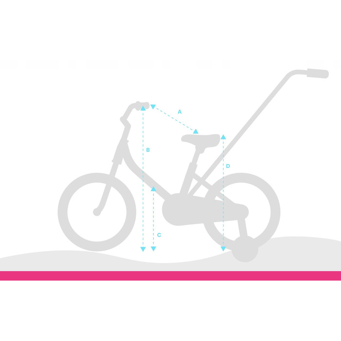 Дитячий велосипед Tabou, 16 дюймів, багатоколірний