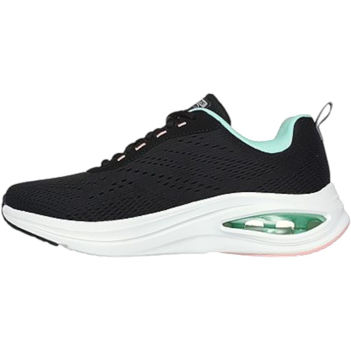 Жіночі кросівки Skechers Skech-Air Meta Aired Out (40 EU, чорний сітчастий, аквамарин з лавандою)