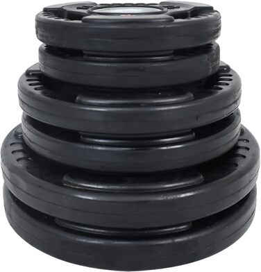 Гумова олімпійська гиря Signature Fitness 15,9 кг, чавун, 5,1 см, для силових тренувань і важкої атлетики