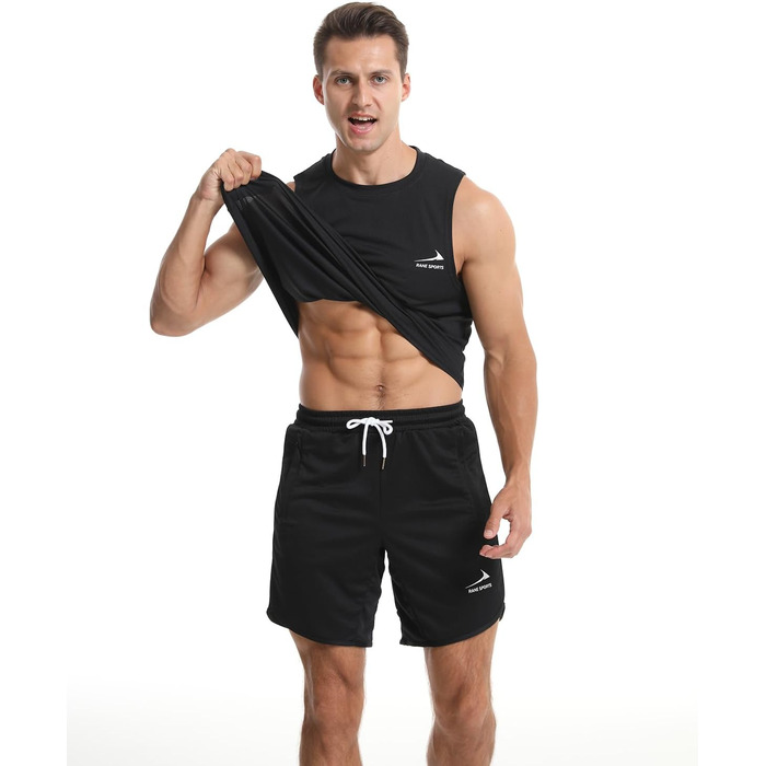 Спортивна сумка для чоловіків, фітнесу, тренувань у залі з блискавкою, темно-синій колір / з петлею для рушника (M, чорний / з петлею для рушника)