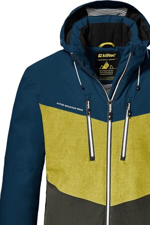 Killtec Unisex KSW 45 N – Скі-жакет для жінок та чоловіків (XXL, темно-петрольовий)