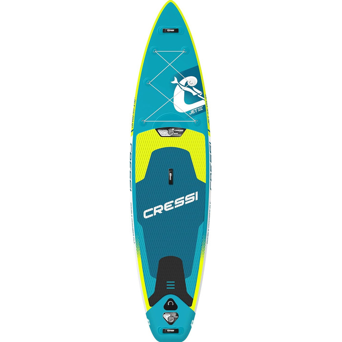 Надувна SUP-дошка Cressi iSUP комплект для дорослих, швидке накачування, аксесуари для транспортування, універсальна