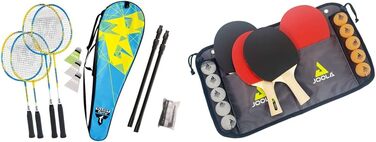Набір для бадмінтону Talbot-Torro Family: 2 дитячі ракетки 53 см, 2 стандартні, 3 волан, сітка, сумка