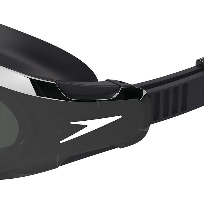 Окуляри для плавання Speedo Hydrosity 2.0 із дзеркальними лінзами, унісекс, чорний/димчастий/сріблястий, універсальний розмір