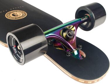 Лонгборд JUCKER HAWAII HOKU V2 Precision Flex 1 Neochrome — скейтборд із бамбука, клену та скловолокна, обмежена серія, 2 рівні жорсткості, лімітований дизайн