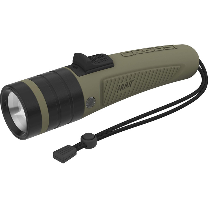 Ліхтар підводний CRESSI Hunt Torch 1600 Камуфляж – LED, 1600 люмен, IPX8 (до 100м), для полювання та дайвінгу
