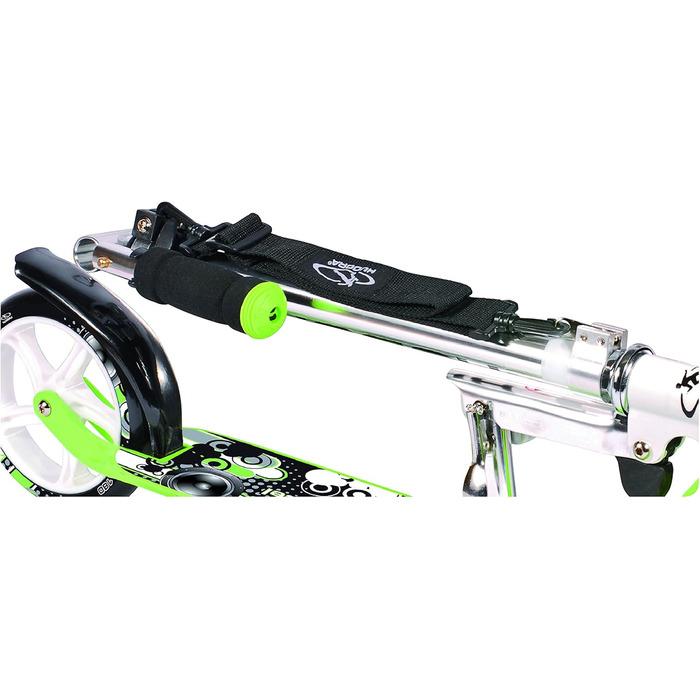 Самокат HUDORA Big Wheel 180, складаний міський, зелений, модель 14745