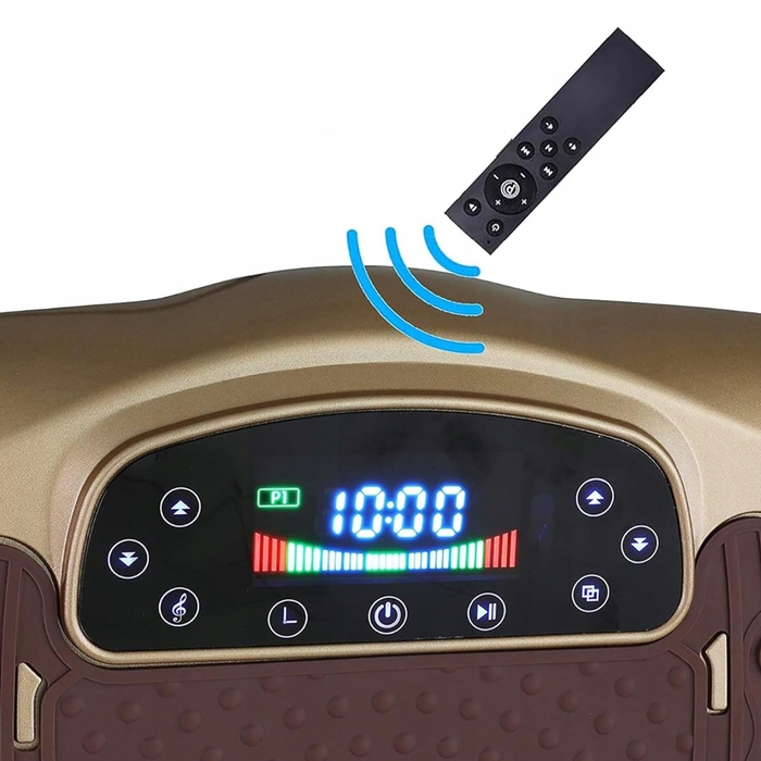 3D вібраційна платформа з масажем стоп, пультом керування та Bluetooth