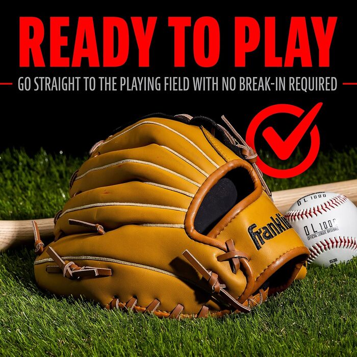 Рукавиця для бейсболу Franklin Sports Field Master 10.5 дюймів для правшів