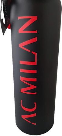 Пляшка для води Giemme Milan 650 мл, алюмінієва, футбольна, AC Milan