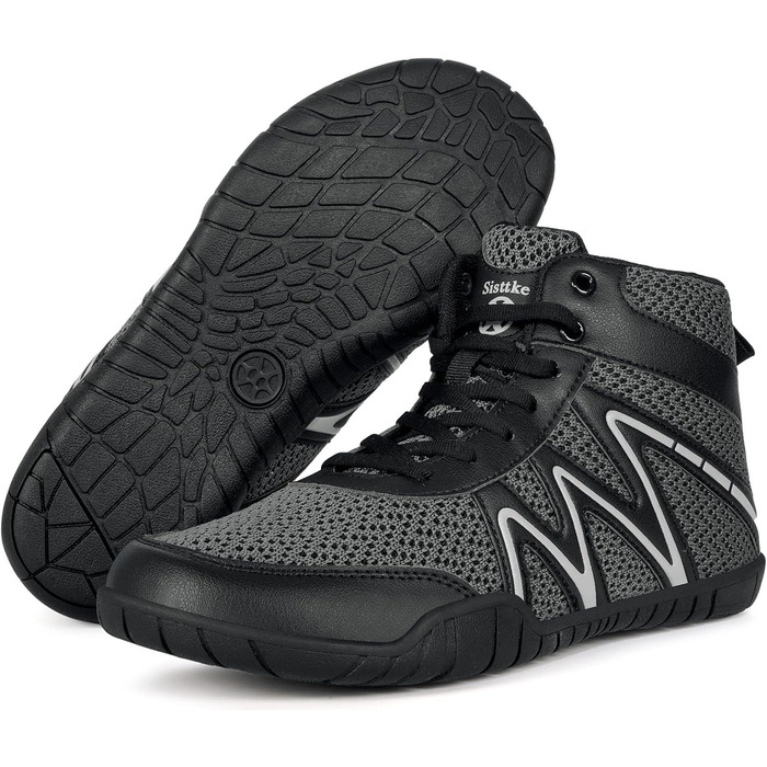 Чоловічі борцівки, боксівські туфлі, фітнес-кросівки, підошва Zero-Drop, синьо-зелені (46 EU, широкі, темно-сірі)