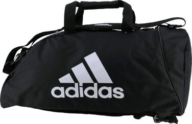 Сумка для тренувань adidas 2-в-1 чорна/біла, 83 л