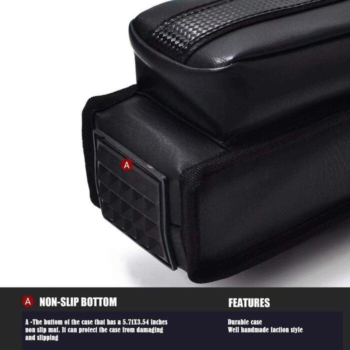 Чемпіон Більярдний кий, Нейлон/Штучна шкіра, 2 x 3 x 4 3X4 кейс для більярдних київ, чорна штучна шкіра