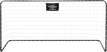Футбольні ворота Umbro 182x122x61 см, металеві, чорні, для дітей і дорослих, для саду та дому, тренувальні