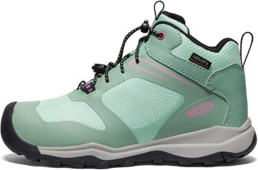 KEEN Wanduro Mid - водонепроникні трекінгові кросівки для дітей (Granite Green Ibis Rose, 30 EU)