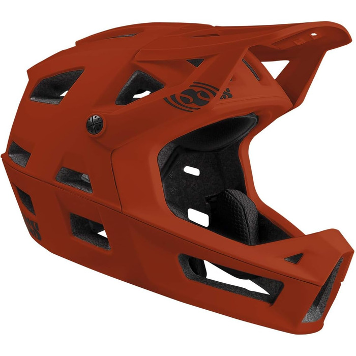Велосипедний шолом IXS Trigger FF MIPS для ендуро, оливковий/помаранчевий, XS