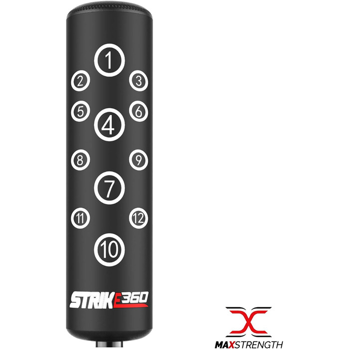 Вільностоячий боксерський мішок Max Strength 1,7 м для кікбоксингу, MMA, фітнесу, міцний і високоякісний для дому та залу