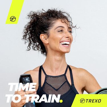 Аеробний степпер TREXO для кардіо та фітнесу, регульована висота 10/15/20 см, домашній тренажерний зал, до 250 кг, чорний/рожевий, 109x41 см, модель TRX-AS01, сірий