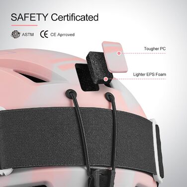 Шолом для лижного спорту та сноуборду Odoland з маскою, регульований розмір, захист вух, для чоловіків, жінок та підлітків (M (57-59 см), яскраво-рожевий)