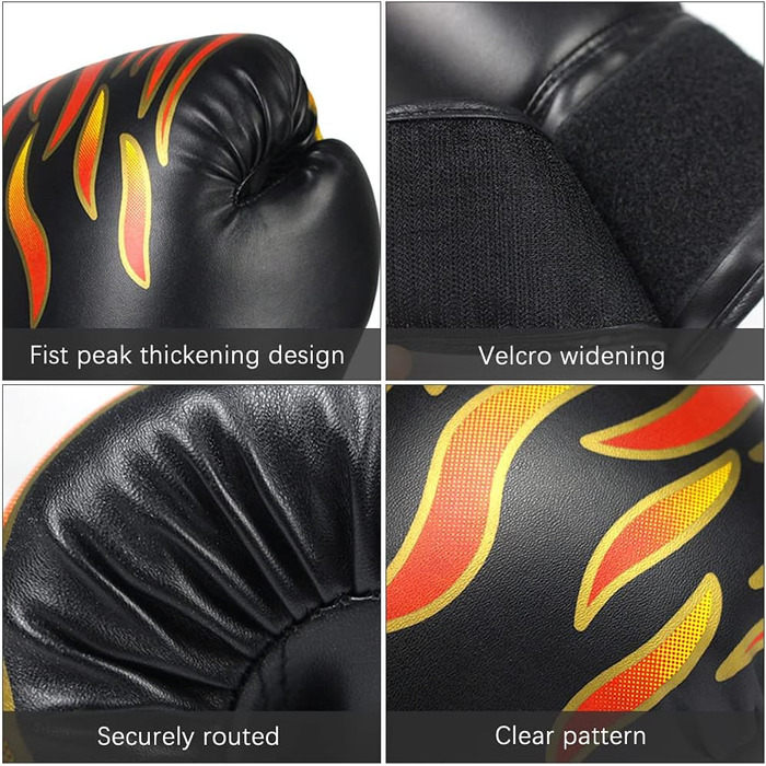 Боксерські рукавички для дітей 3-12 років, 6 oz, червоні. Боксерські рукавички для спарингу, PU, 6 oz