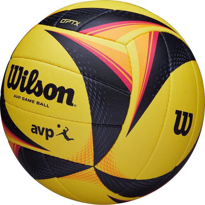Волейбольний м’яч Wilson OPTX AVP Replica, синтетична шкіра, репліка офіційного м’яча AVP