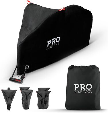 Покриття для велосипеда Outdoor велике – міцний матеріал Ripstop, водонепроникний, захист від УФ-променів для всіх погодних умов. Підходить для гірських, 29er, шосейних, круїзерів та гібридних велосипедів