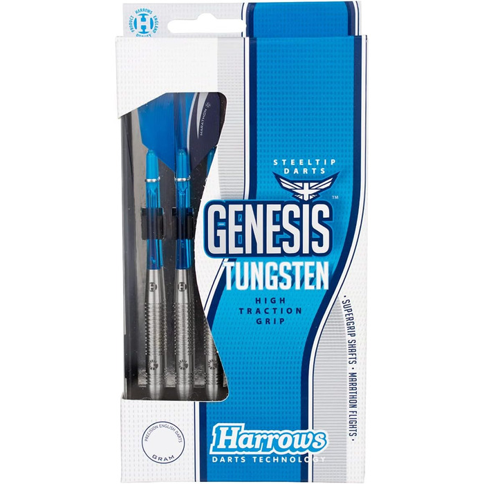 Дротики Harrows Genesis з вольфрамової сталі 22 г для дартсу