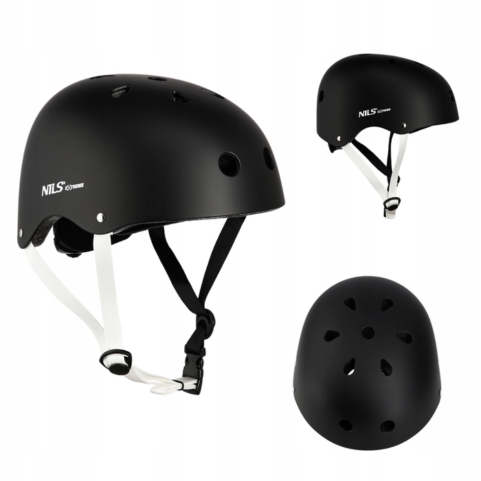 Дитячий велосипедний шолом з регулюванням та набір захисту для скейту, розмір S