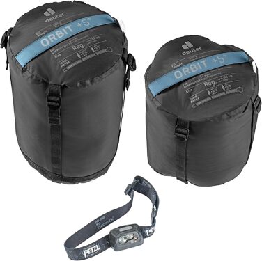 Спальний мішок Deuter Orbit +5°C синтетичний лівий блискавка Atlantic-Ink