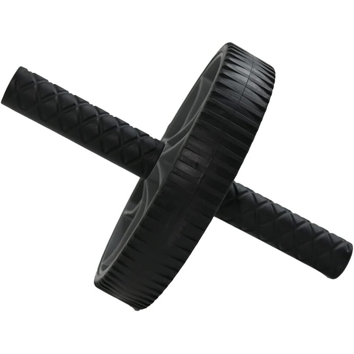 Ролер для пресу Ram® для фітнесу та тренувань, ABS-радіо, чорний