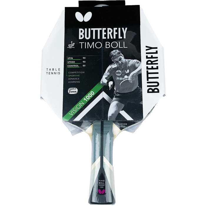 Настільний тенісний ракетка Butterfly Timo Boll Vision 1000, ITTF, Pan Asia, для професіоналів, з футляром