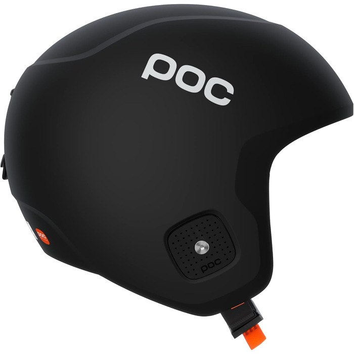 Шолом для гірських лиж POC Skull Dura X MIPS з системою Race Lock, надійний захист для змагань, матовий чорний, розмір M-L (55-58 см)