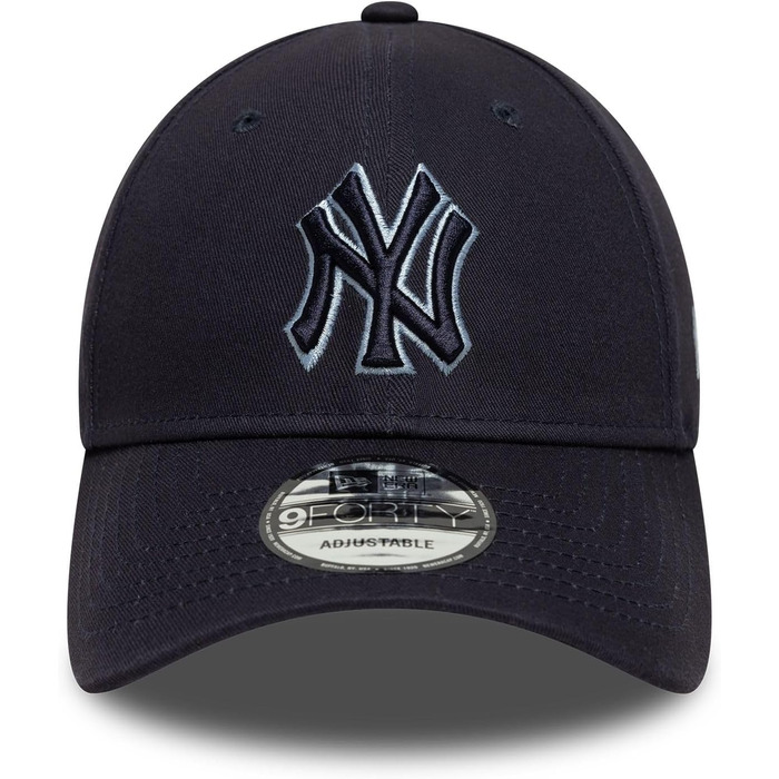 Кепка New Era New York Yankees MLB League Essential 9Forty, чорно-червона, регульована