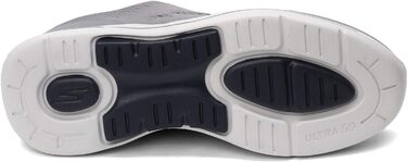 Чоловічі кросівки Skechers Gowalk Arch Fit - спортивні, для ходьби та тренувань, з повітряно-охолоджуваною піною, сірі/темно-сині, 43.5 EU