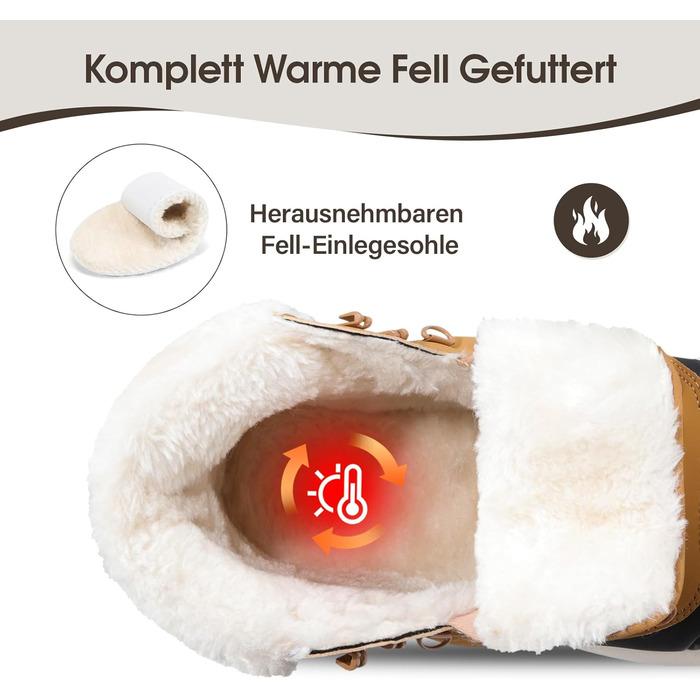 Зимові шкарпетки-черевики для жінок, водонепроникні, утеплені, зелені та коричневі, розмір 37-42