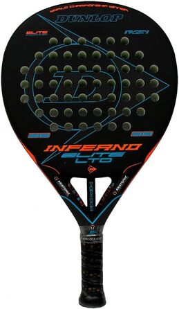 DUNLOP Inferno Elite – ракетка для падел-тенісу, оранжево-блакитна