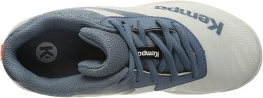 Дитячі гандбольні кросівки Kempa Wing 2.0 Junior - біло-сталево-блакитні (28 EU, вузька колодка)