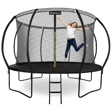 Батут гірчатий Hypermotion Outdoor для дітей 244/305/366/430/487 см - швидковисихаючий, водостійкий, Ø 366 см