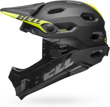 Велошолом BELL Super DH MIPS S, матово-глянцевий чорний