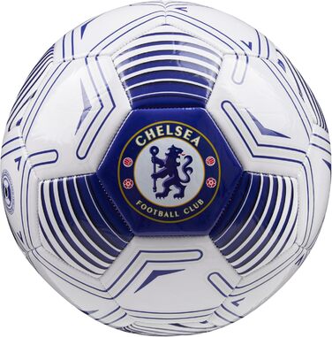 Футбольний м'яч Chelsea FC, офіційний, розмір 5, біло-синій, подарунок для фанатів