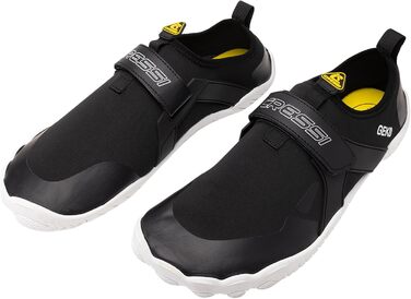 CRESSI Geko Shoes - унісекс черевики для дайвінгу та снорклінгу, чорно-білі, 37 EU